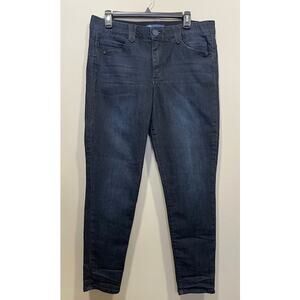 Democracy Jeans Ab Solution Women's 14 Dark Wash Blue Stretch Skinny Jeans